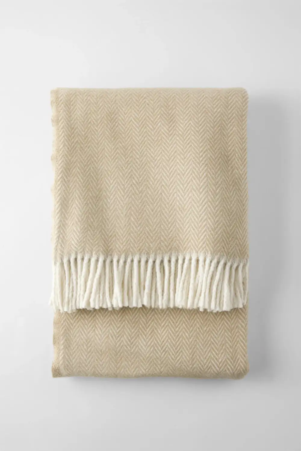 Textured Cotton Blend Throw