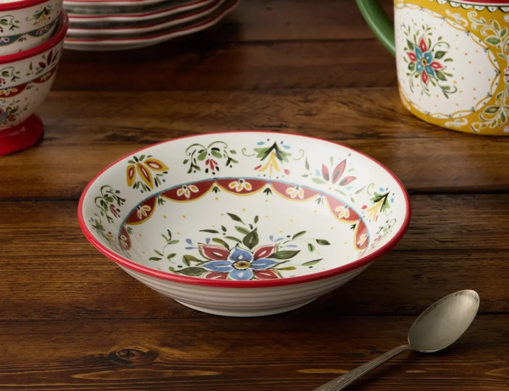 Soup Bowl : Four Piece Set Assorted