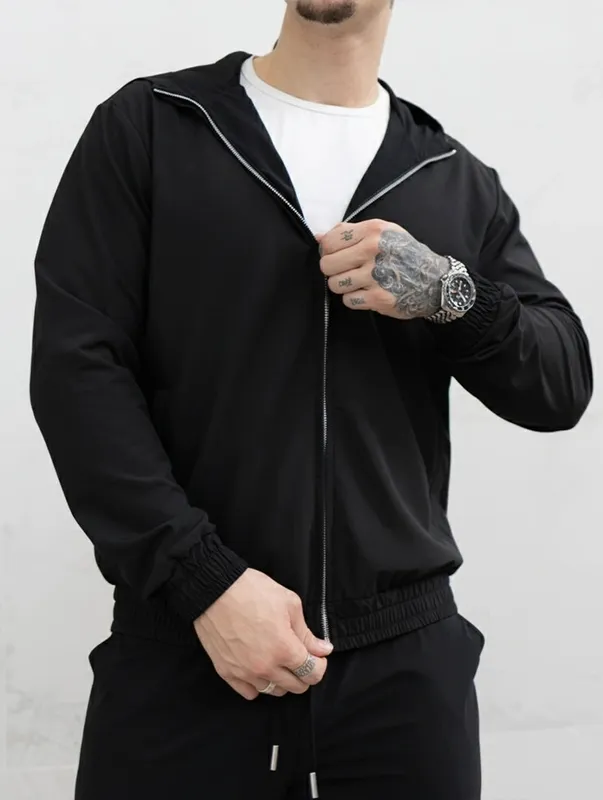 Black Coordinated Clothing Piece