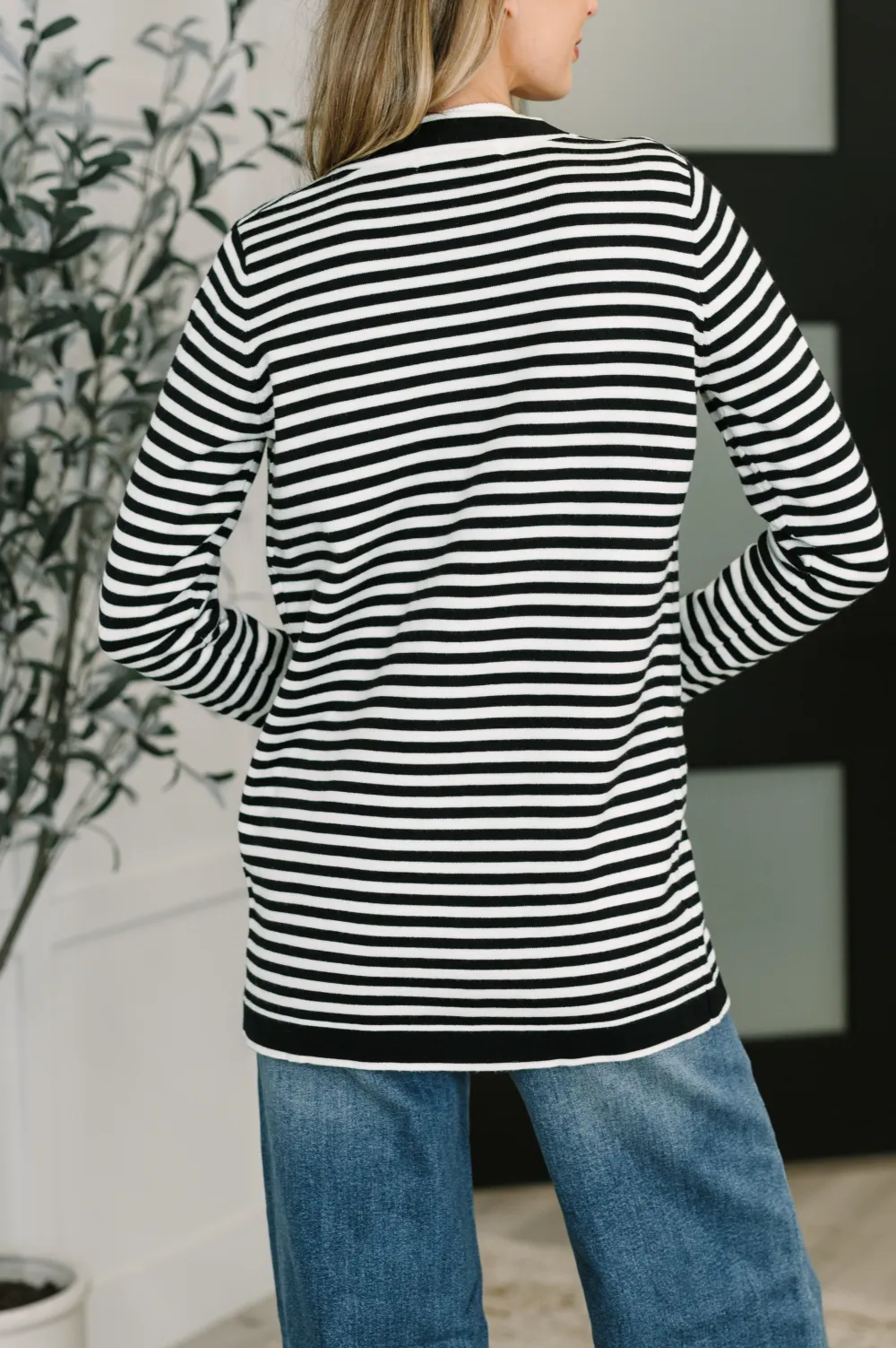 Finagle Your Way Striped Cardigan