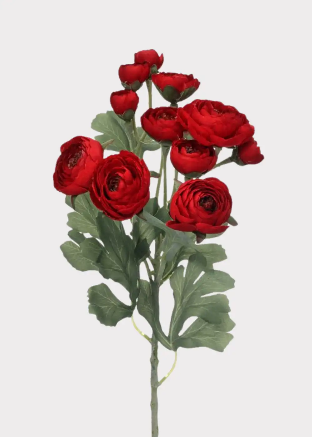 Artificial Blooming Ranunculus Floral Stem
