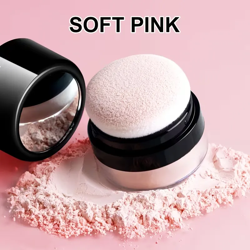 Skin-Friendly Soft Puff Setting Powder