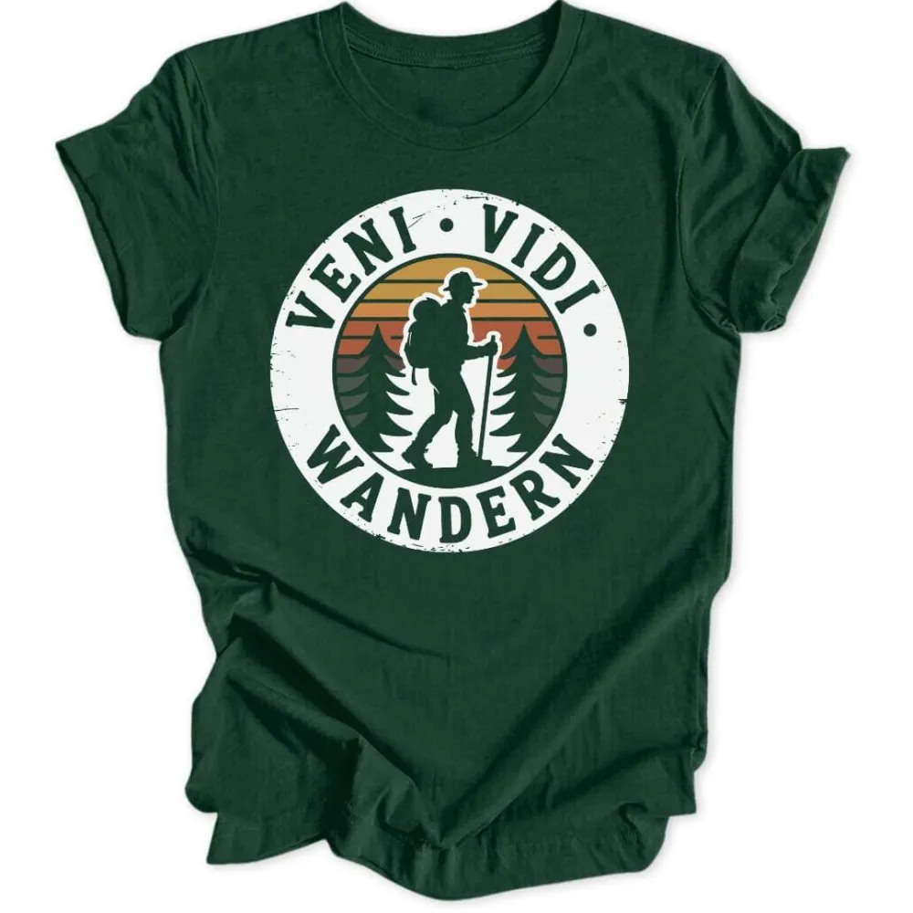 Veni Vidi Hiking Unisex T-Shirt
