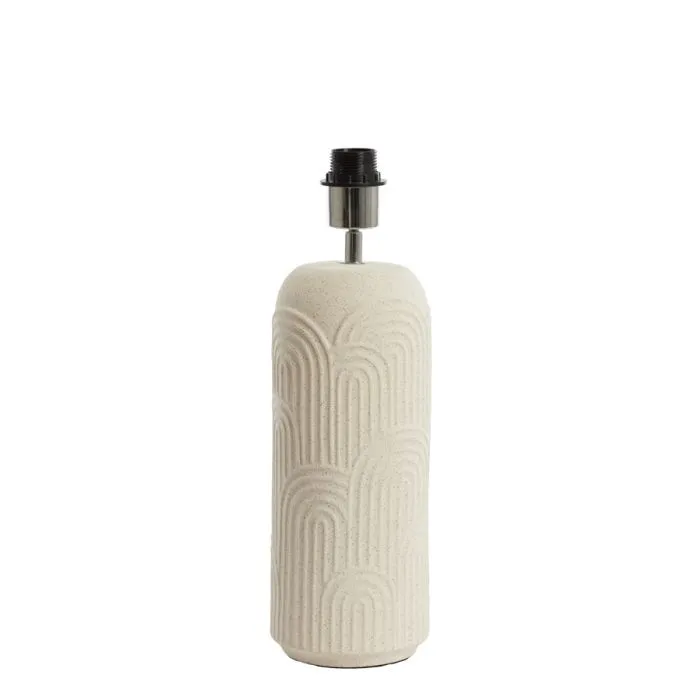 White Ceramic Small Lamp Base