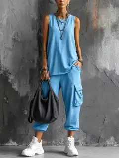 Cargo Pants Matching Set