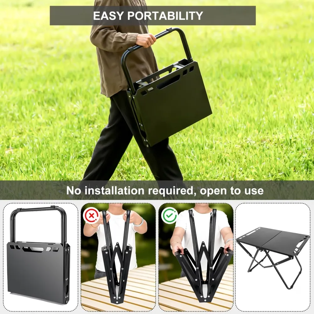 Split Folding Outdoor Table