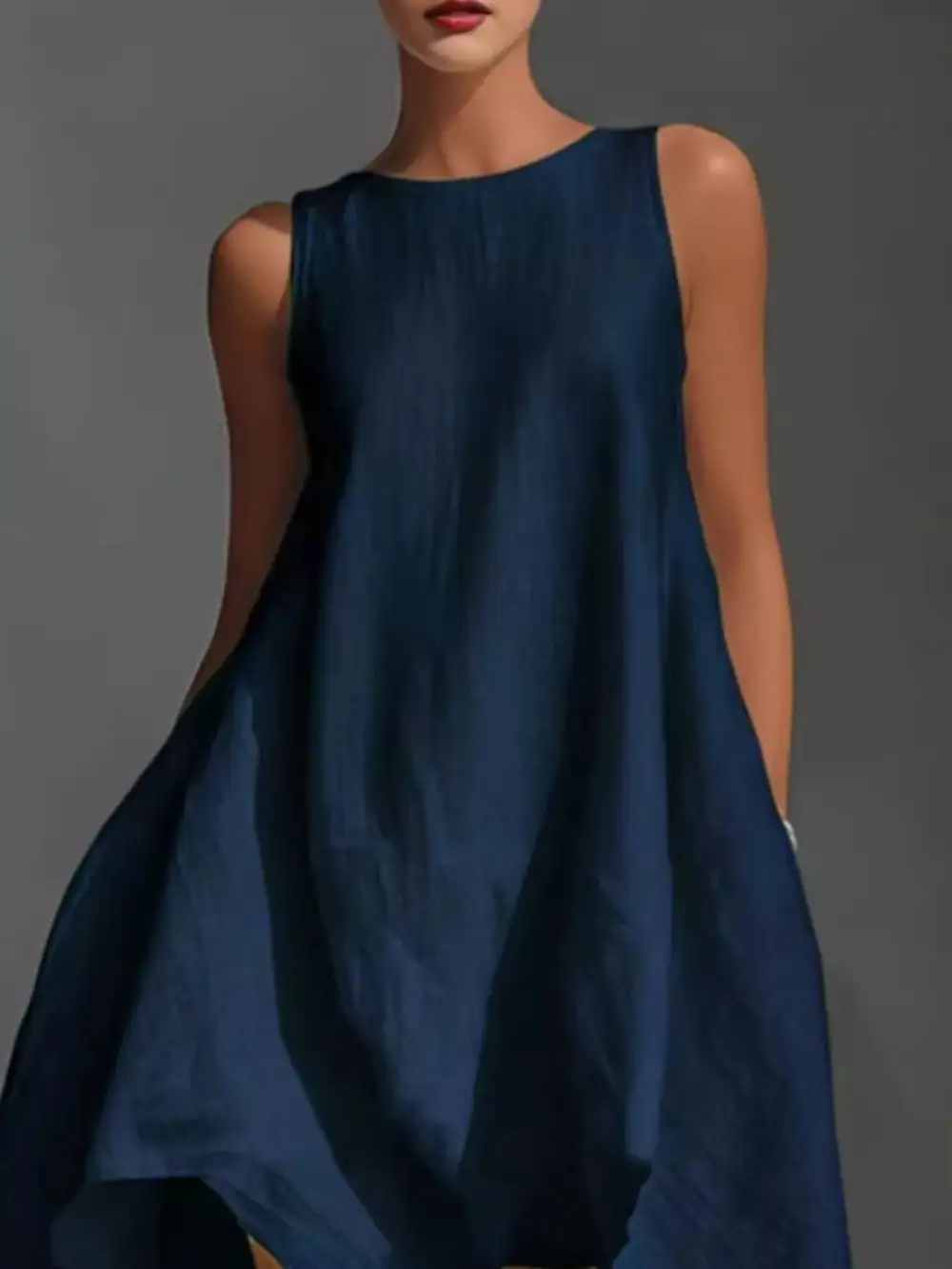 Versatile Sleeveless Casual Dress