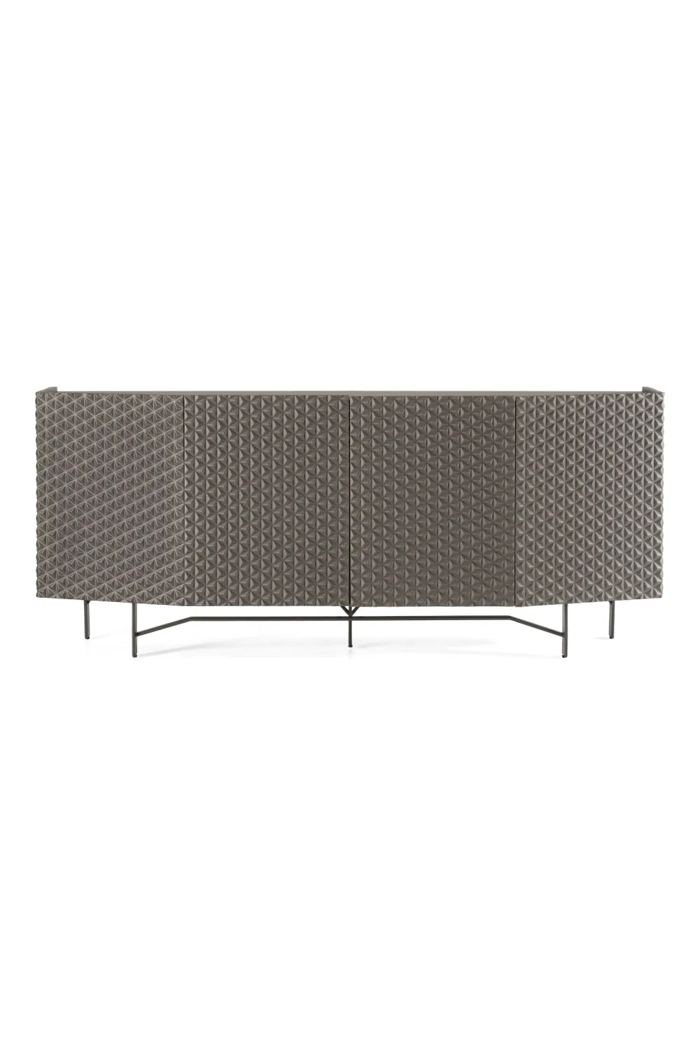 Patterned Four-Door Sideboard