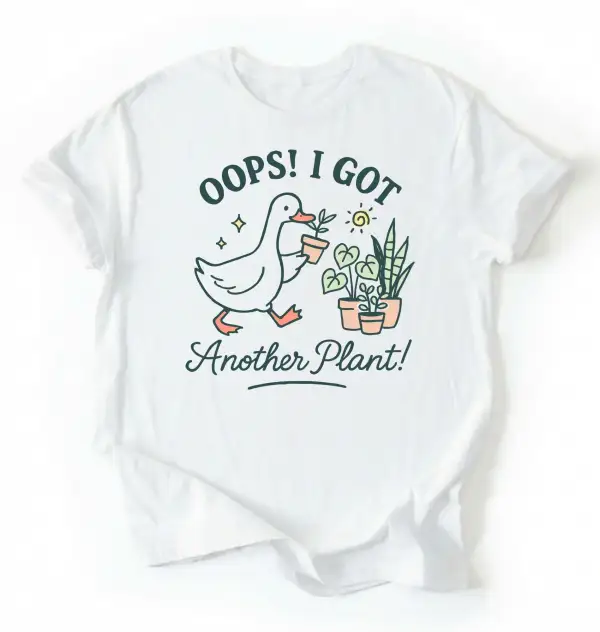 Goose Plant Graphic Cotton Tee