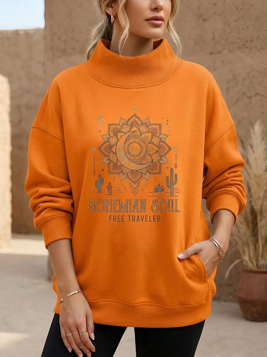 Bohemian Soul Moon Sweatshirt
