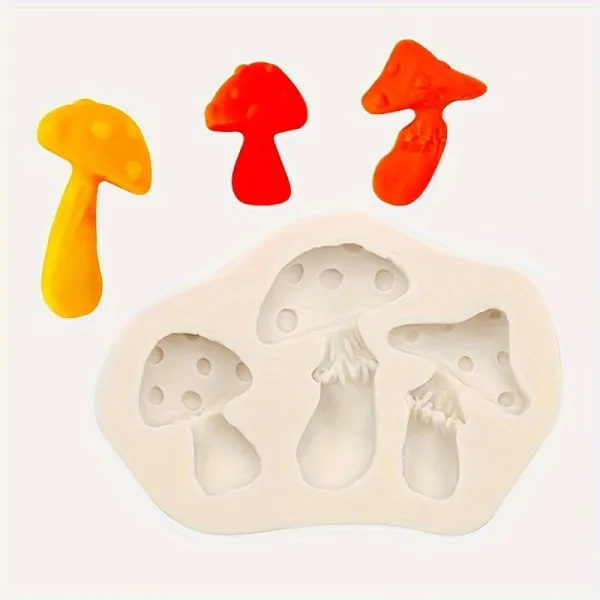 Mushroom Silicone Baking Mold