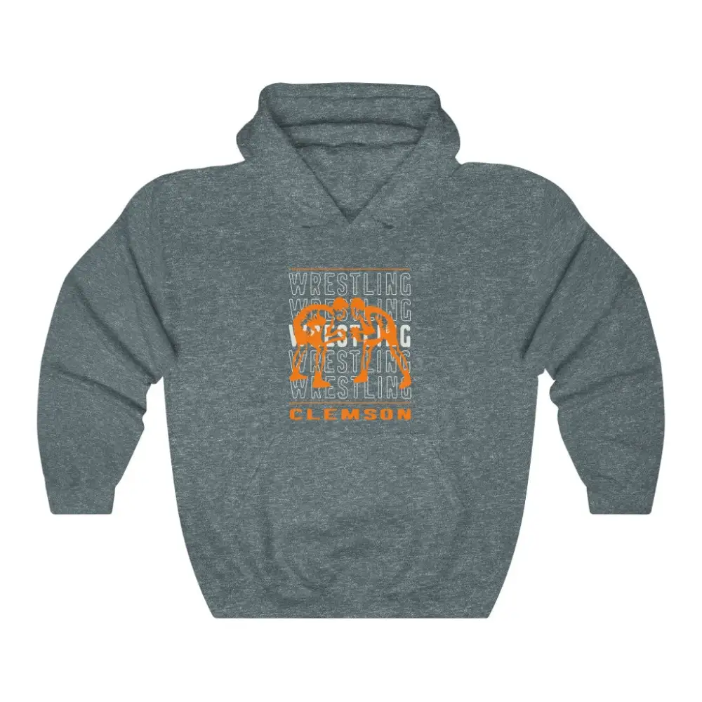 Relaxed Player Wrestling Graphic Pullover Hoodie