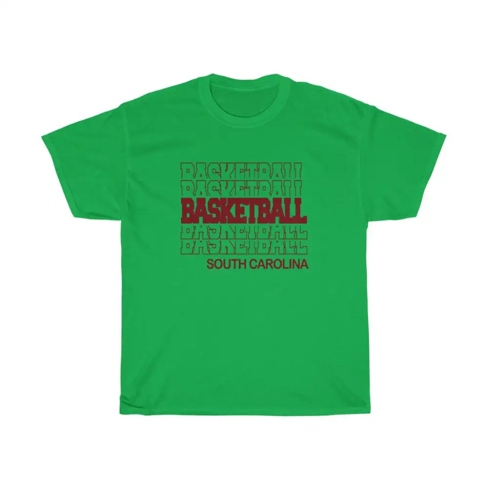 Basketball South Carolina in Modern Stacked Lettering