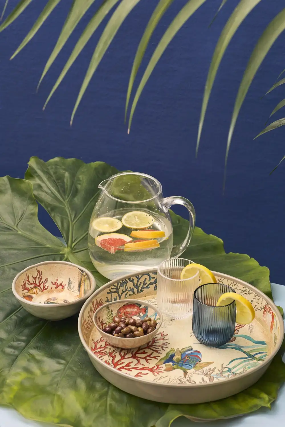 Marine Pattern Tableware Pieces