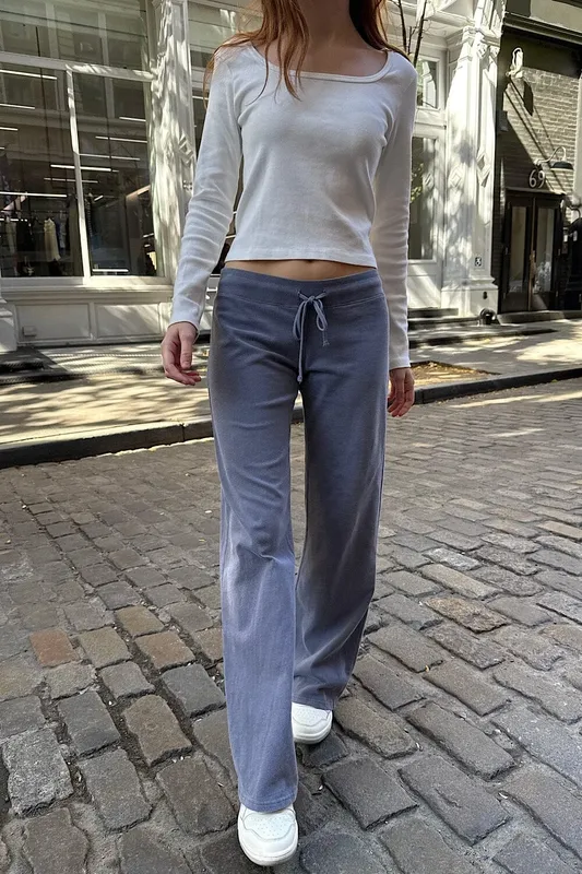 Faded Blue Flare Pants