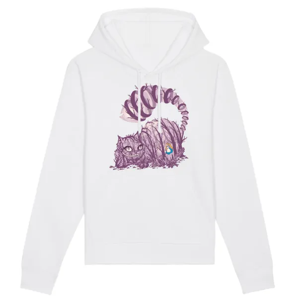 Mischief Cat Graphic Pullover Hoodie