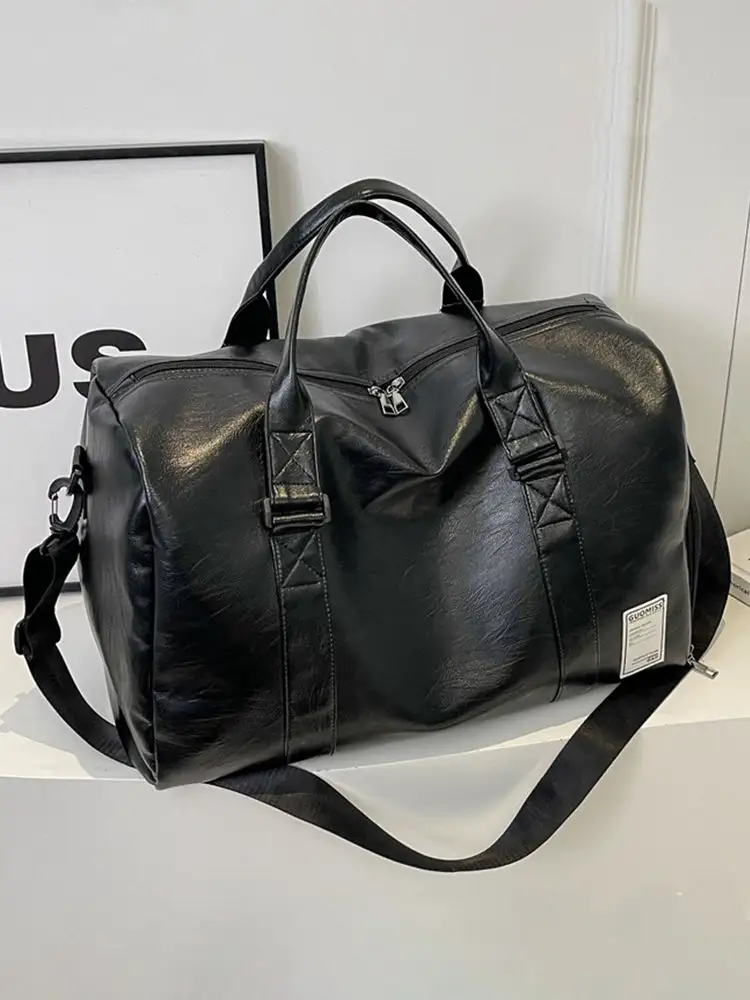 Large Capacity Pu Leather Travel Bag