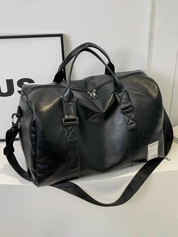 Large Capacity Pu Leather Travel Bag