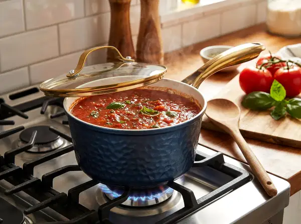 Hammered Ceramic Cookware Set
