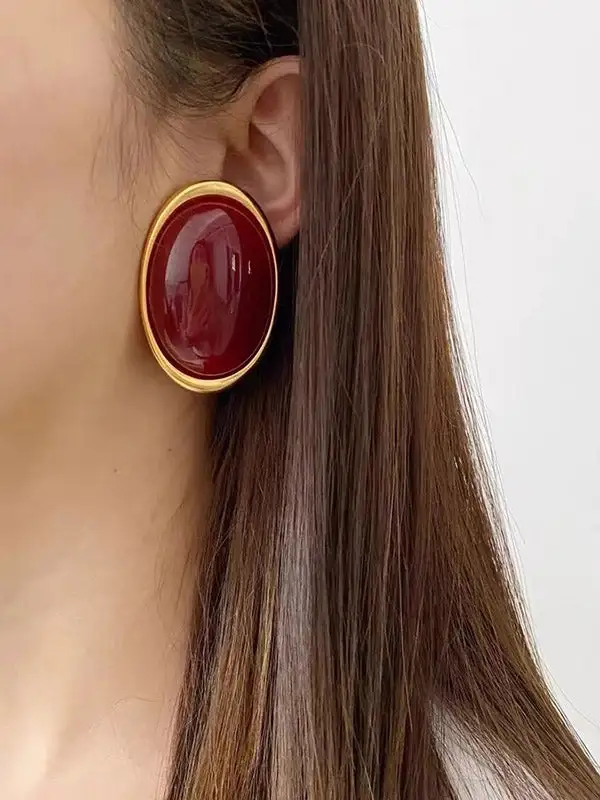 Sculptural Linear Accent Earrings