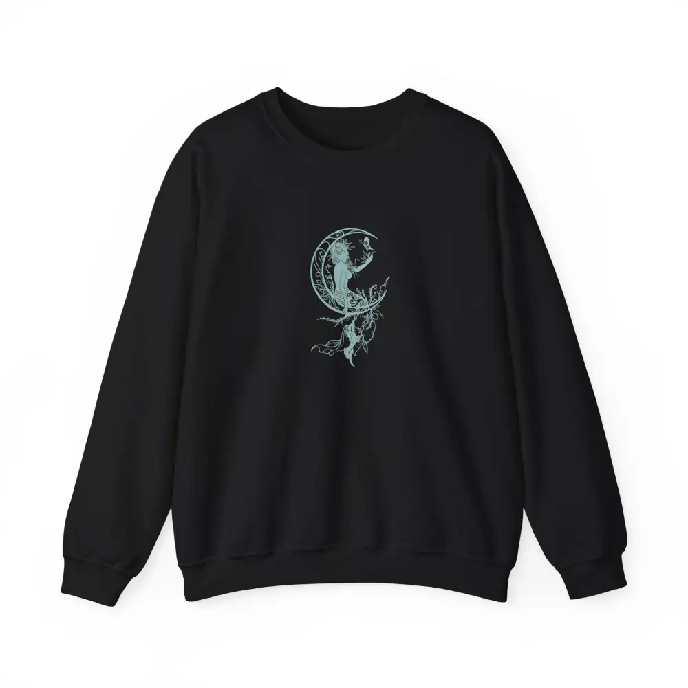 Mermaid Moon Graphic Crewneck Sweatshirt