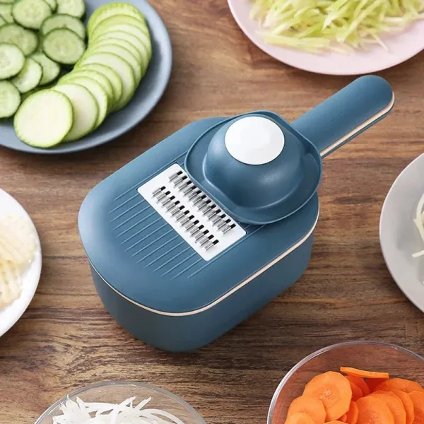 Vegetable Cutter With Drain Basket