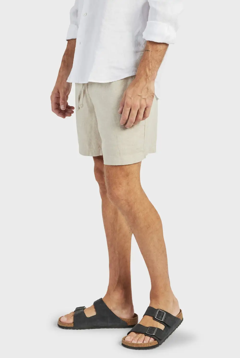 Durable Cotton Blend Drawstring Casual Travel Shorts
