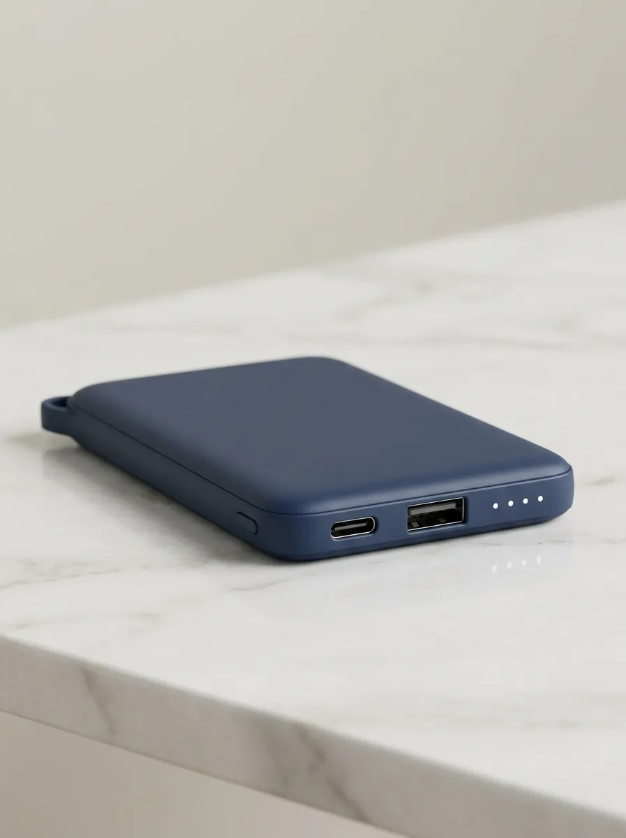 Navy Matte Power Bank