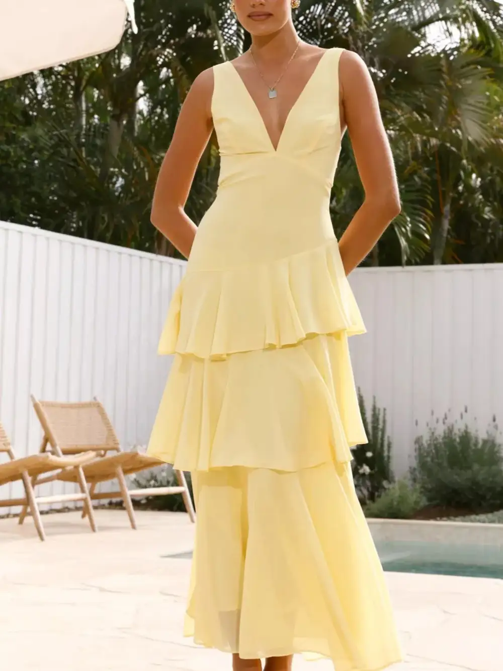 Classic Sleeveless Maxi Dress