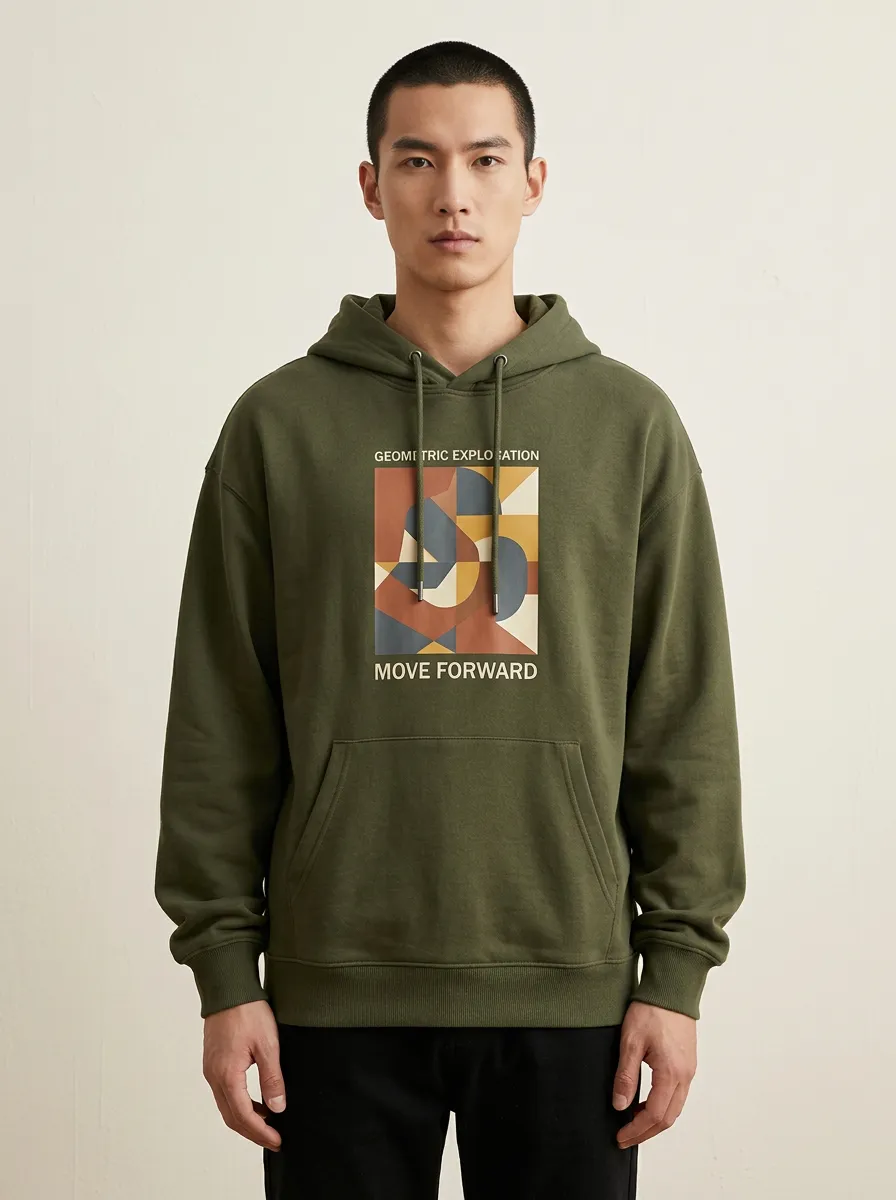 Geometric Exploration Move Forward Hoodie