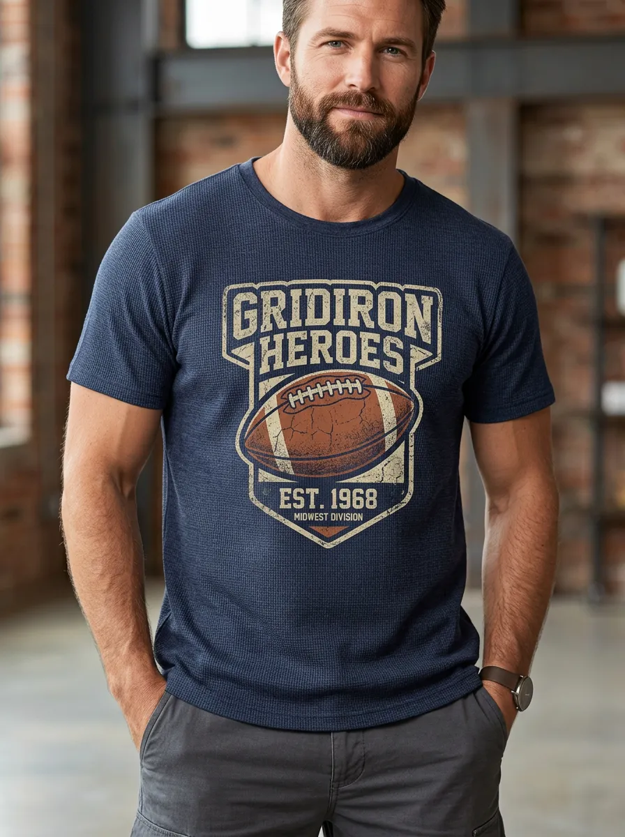Men's Gridiron Heroes Vintage T-Shirt
