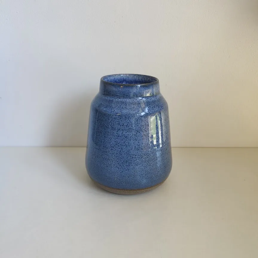 Sculptural Hand Thrown Stoneware Vase