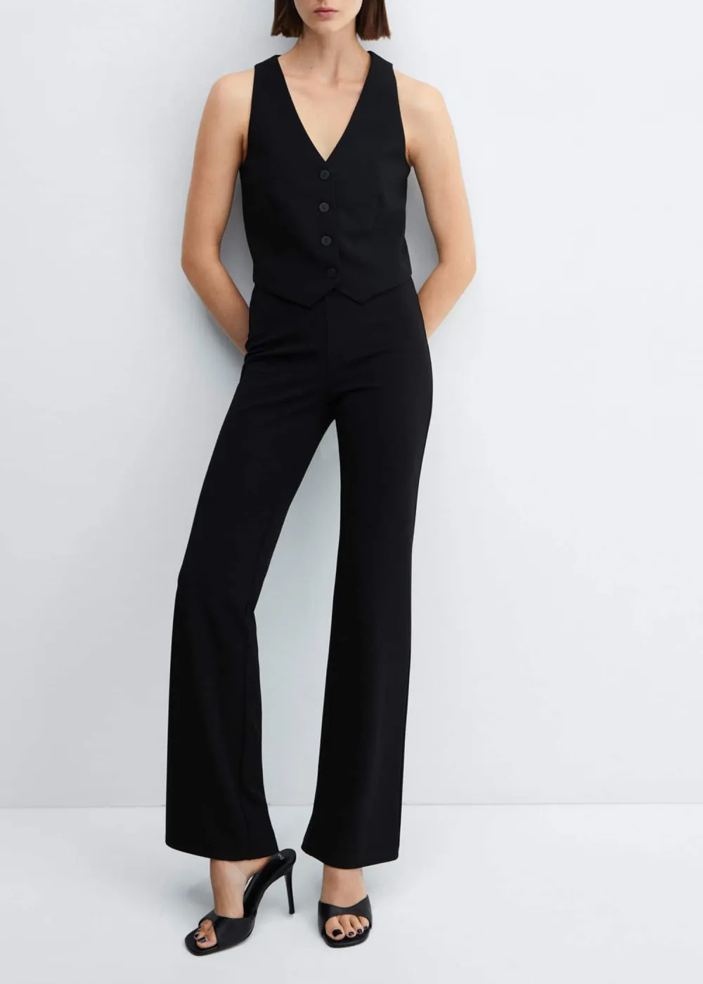 Straight Knitted Pants