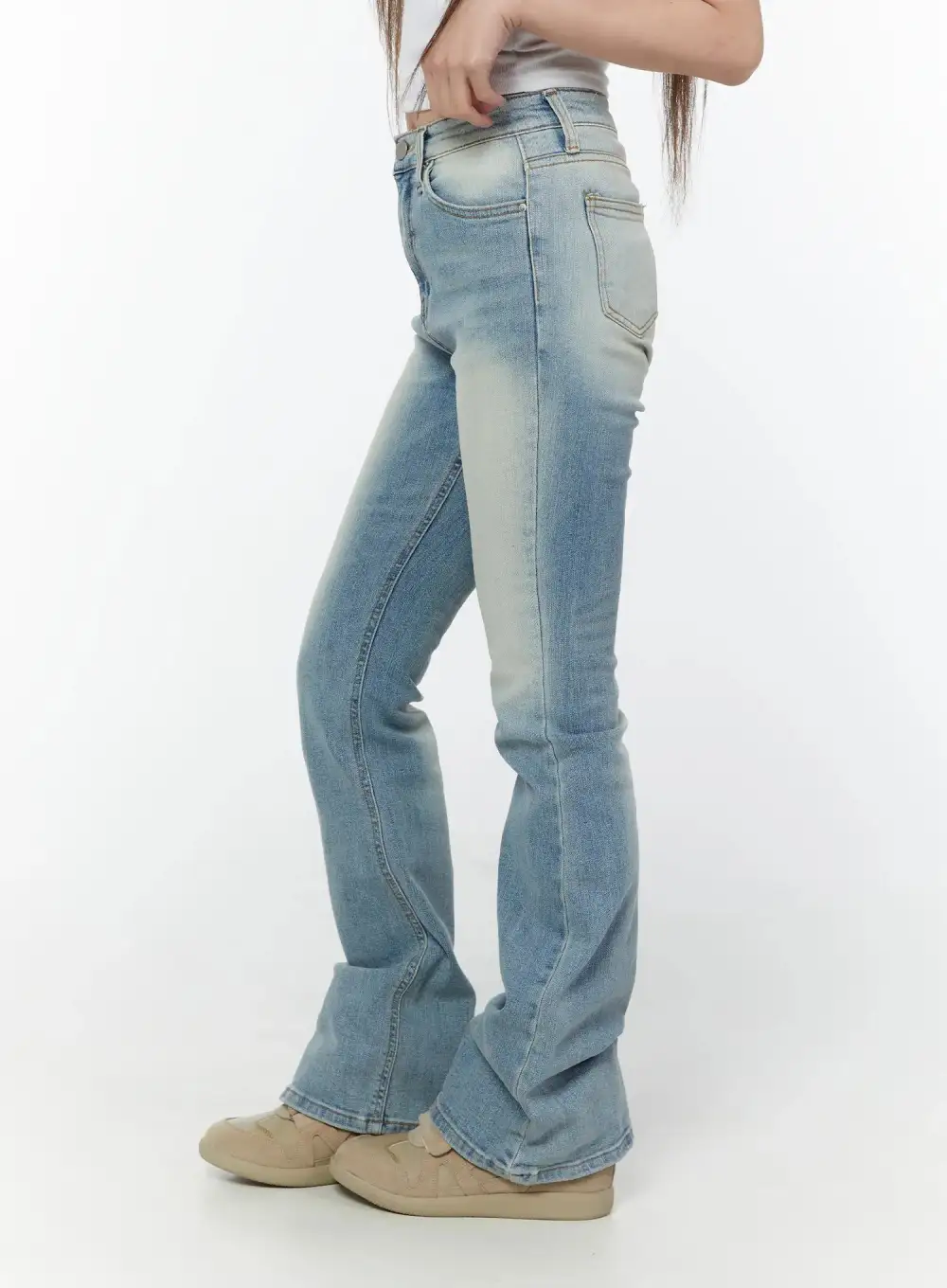 Regular-Fit Classic Bootcut Jeans