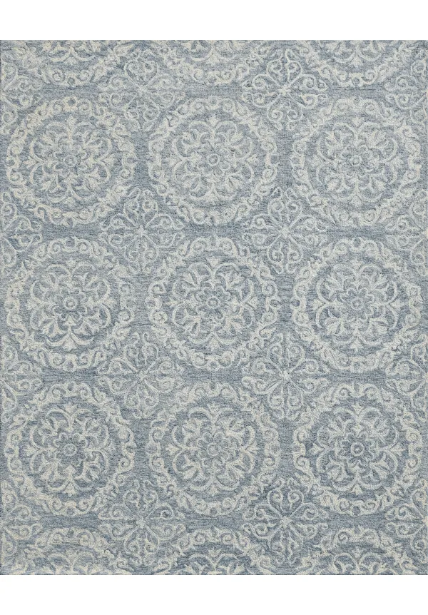 Crafted Textured Wool Area Rug