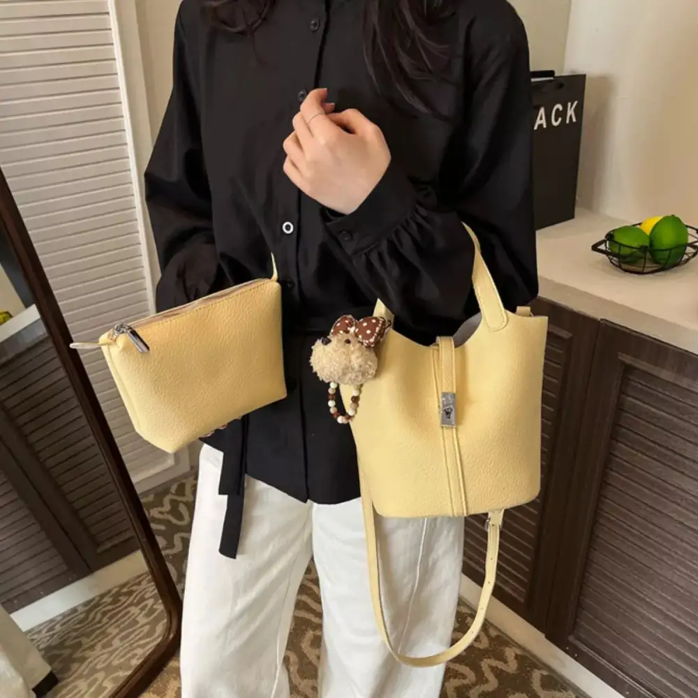 Minimal Bucket Crossbody Bag