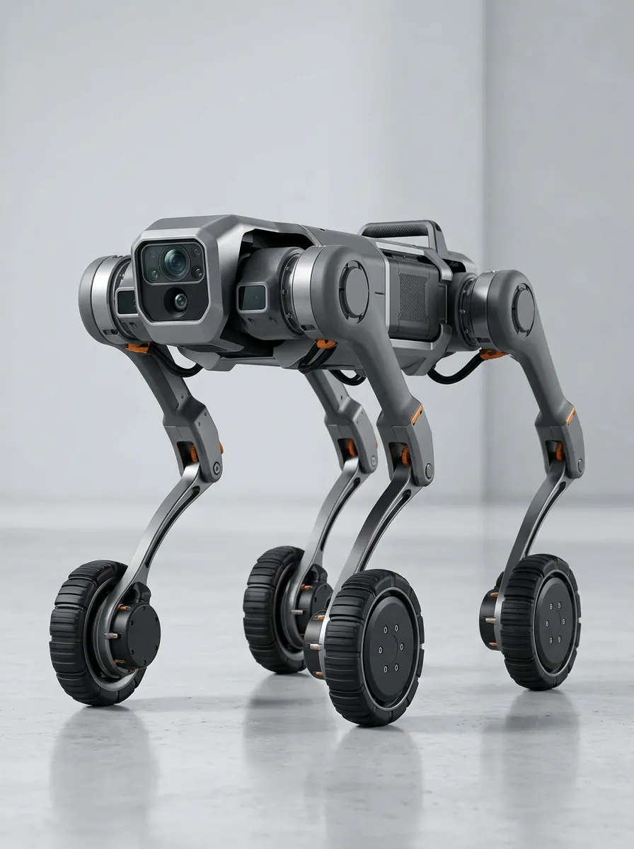 Electronic Robot Dog for Futuristic Robotics Display