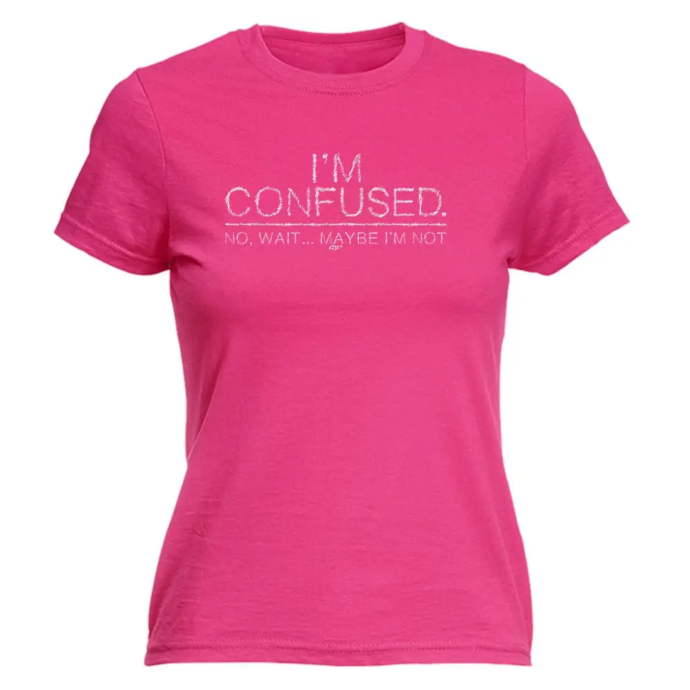 Confused Mood Graphic Fitted Tee