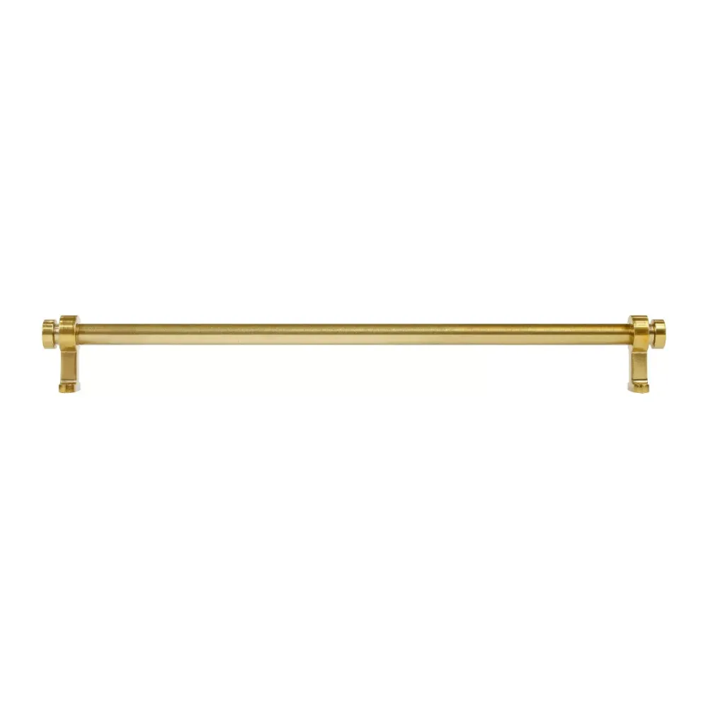4-Piece Brass Cabinet Drawer Pull Set 10-Inch