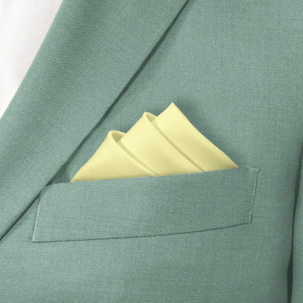 Understated Contemporary Solid Pocket Square