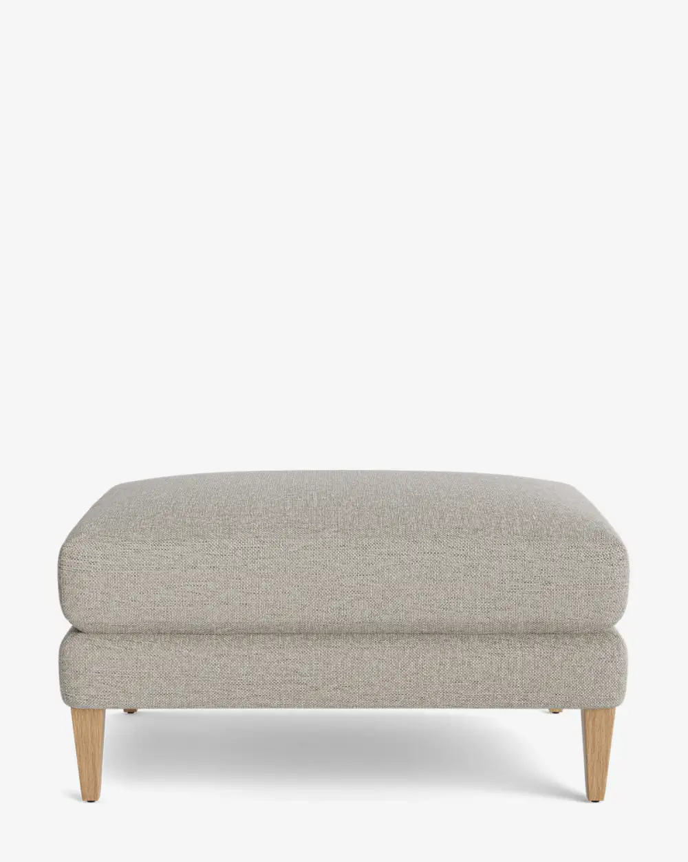Modern Oak Ottoman