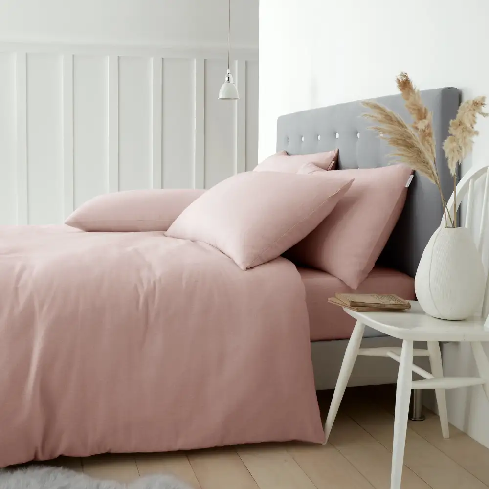 Printed Brushed Cotton Duvet Cover Set