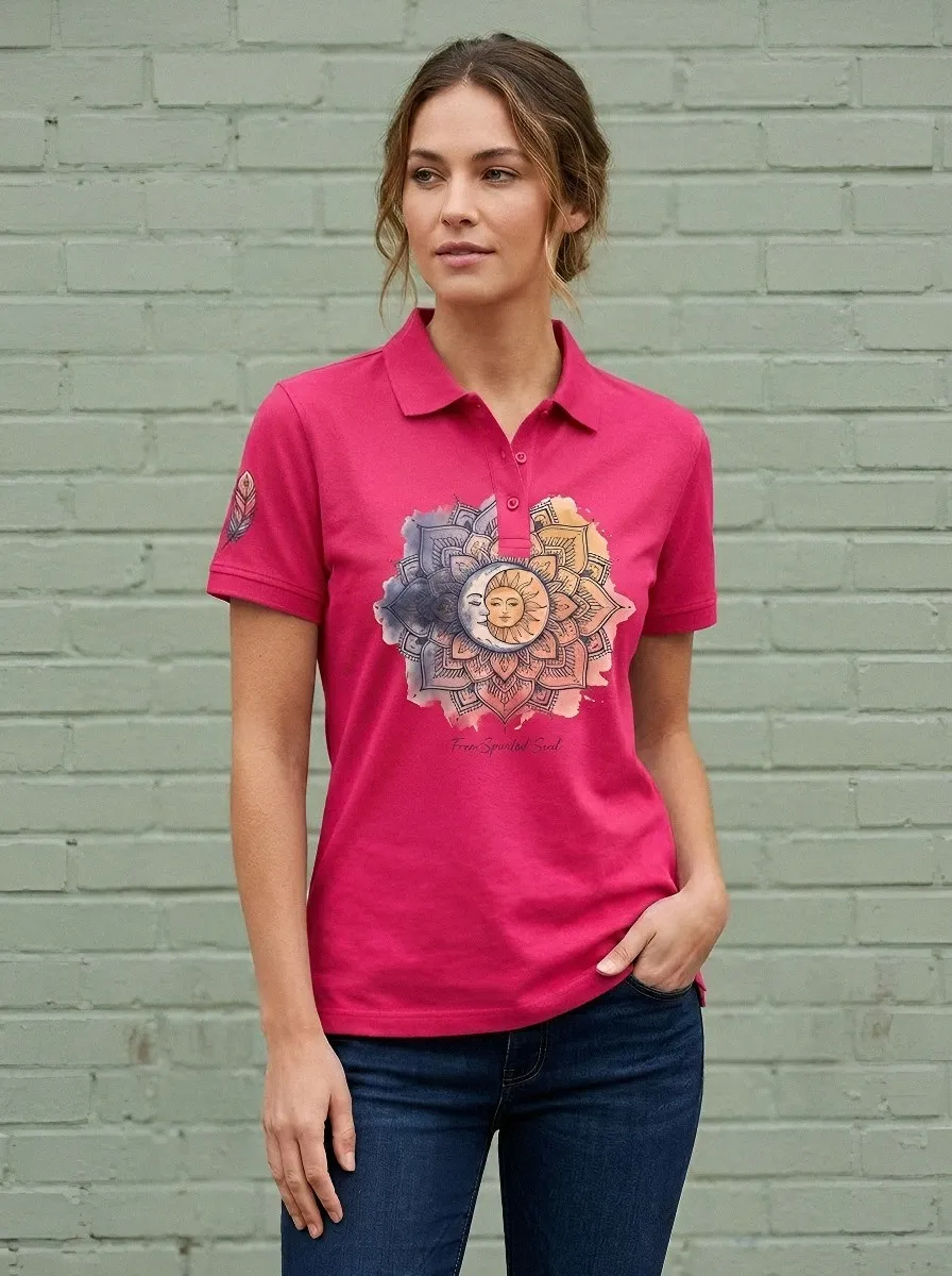 Boho Sun Moon Casual Shirt