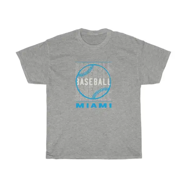 Baseball Miami with Baseball Graphic T-Shirt