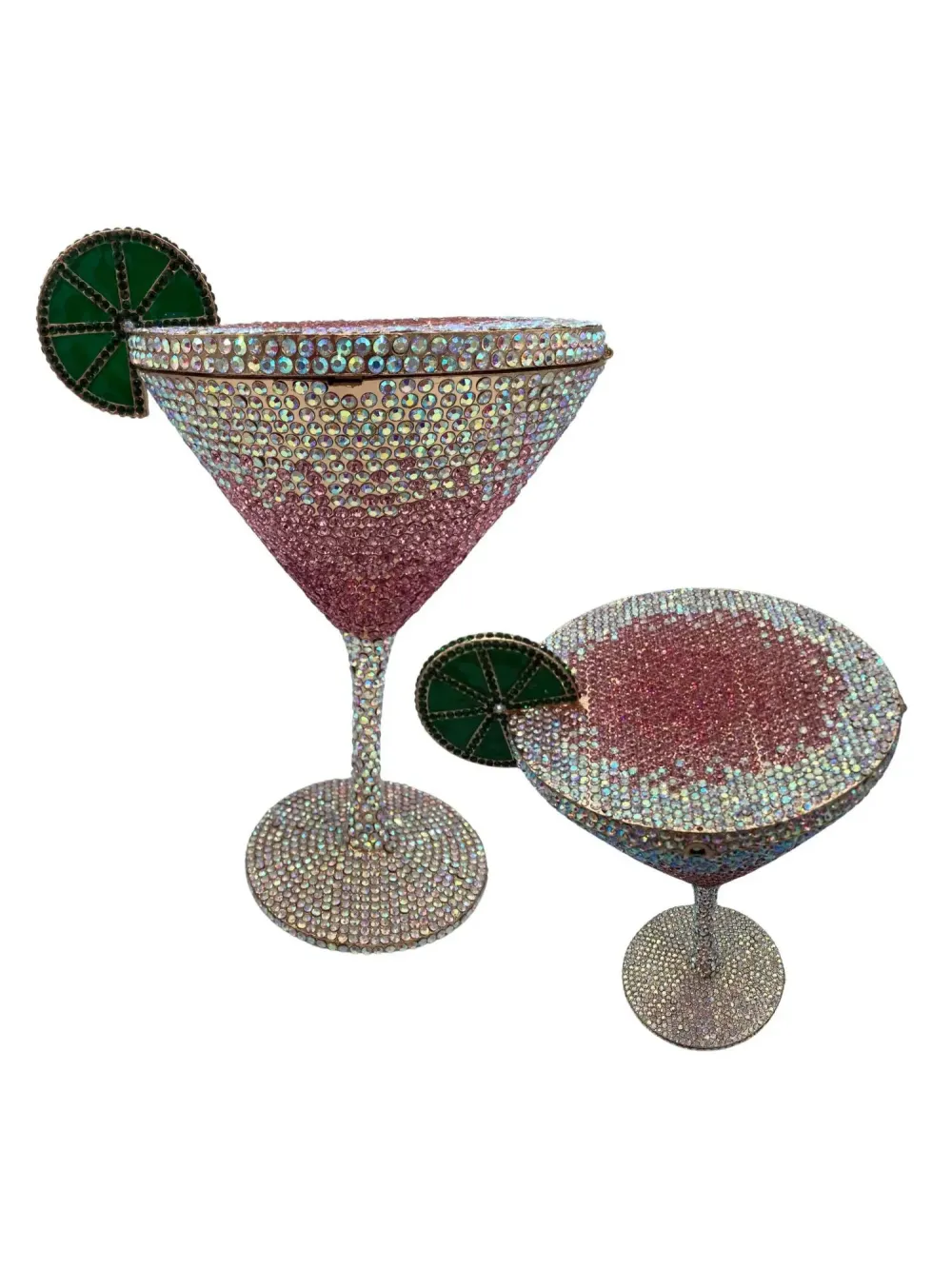 Madeline Rhinestone-embellished Cocktail Glass Clutch Bag