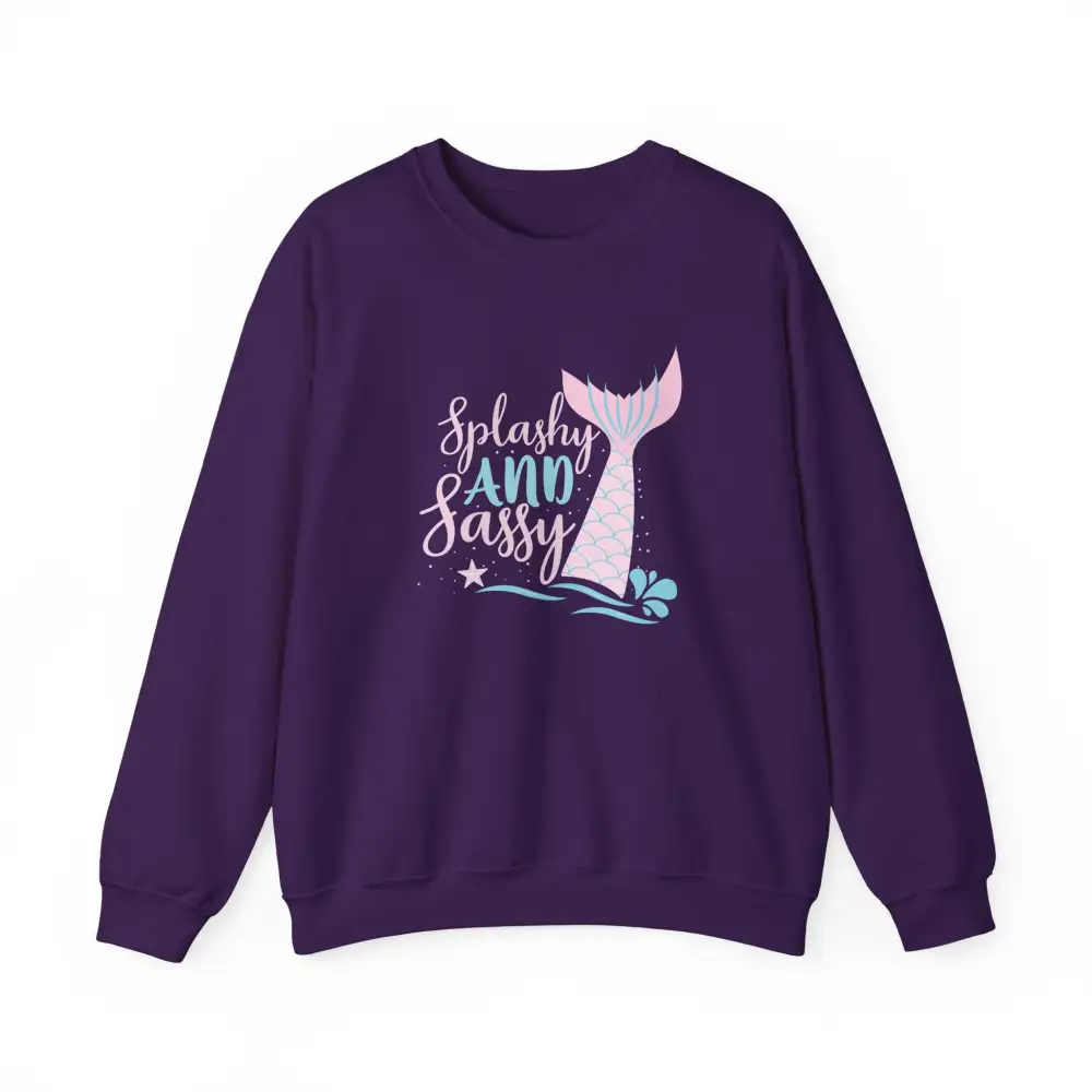 Sassy Mermaid Graphic Crewneck Sweatshirt