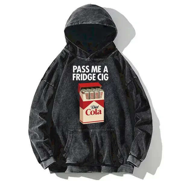 I Need Diet Cola Washed Hoodie