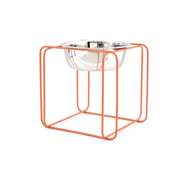 Single Gentle Thoughtful Pet Bowl Stand