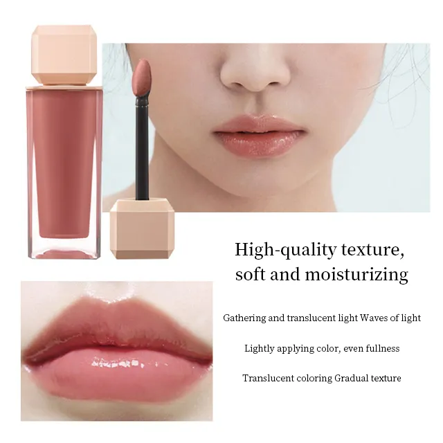 5 Colours Bright Attractive Lip Gloss Plump Moisturizing Waterproof Jelly Watery Mirror Lip Gloss Lipstick