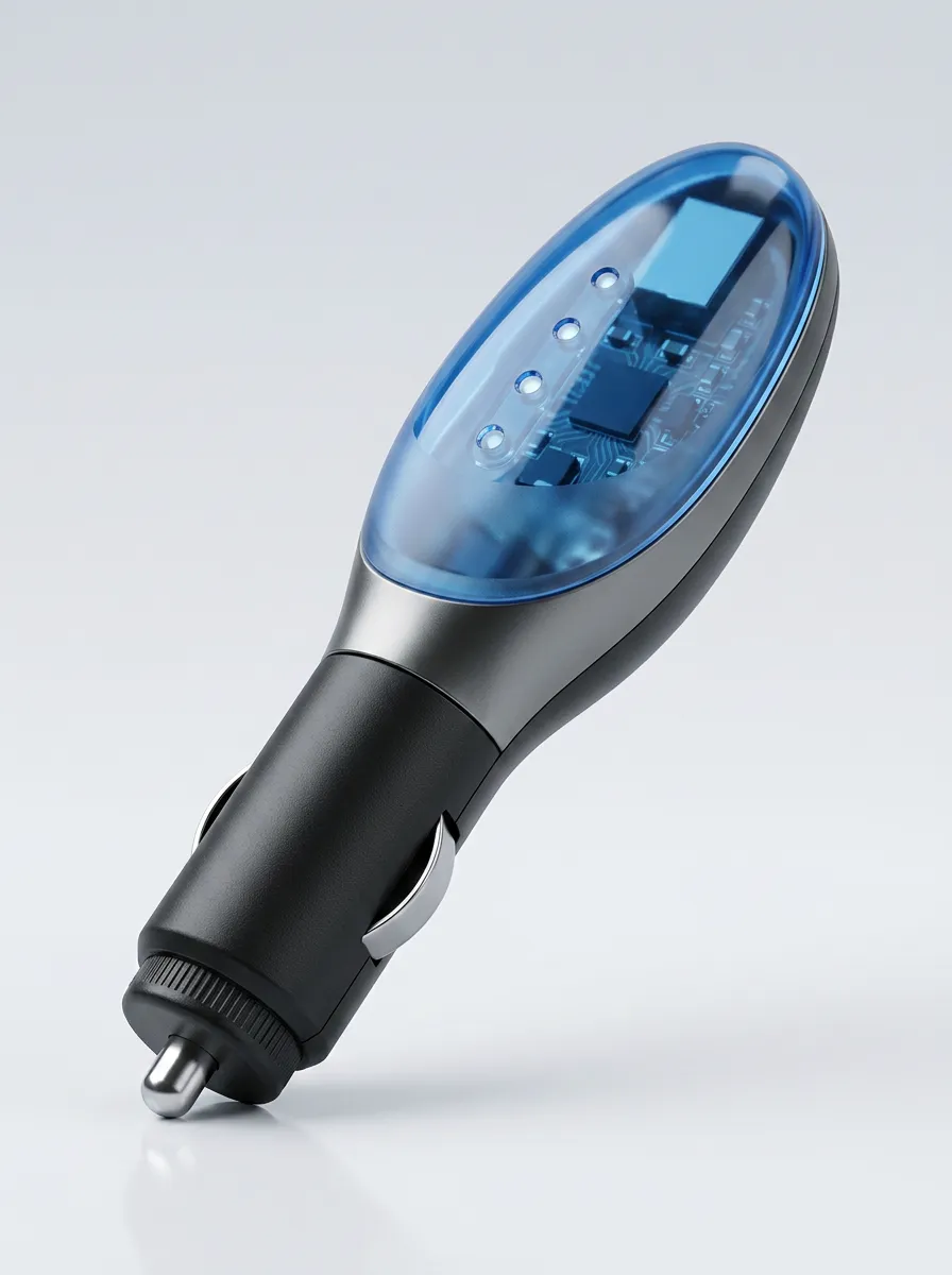 Transparent Circuit Car Fuel Saver Electronic Plug-In Device for Vehicle Console Areas